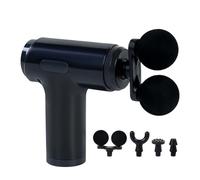 Pistolet de massage | Mini pistolet de massage | Masseur de percussion musculaire | 1200mAh - Massage silencieux de la main de 1200mAh pour la relaxation musculaire après l'entraînement 4 têtes, 5 éta