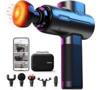 Pistolet De Massage Musculaire Avec Chaleur Et Bluetooth, Massage Gun Chauffage App Compatible, Masseur De Muscle Avec Pd 18w Type C Charge Et Affichage Led, Pour La Relaxation Musculaire