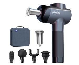 Pistolet de Massage Musculaire, Bob and Brad X6 Pro avec Tête Métallique, Ultra Silencieux Appareil de Massage Masseur des Tissus Profonds, Pour Soulager la Fatigue Musculaires