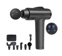 Pistolet de massage professionnel oryzom V1 - Technologie Deep Tissue, 3 600 impulsions par minute, 12 niveaux réglables et 6 têtes de massage professionnelles pour un soulagement total des muscles