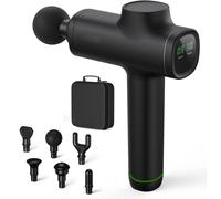 Pistolet De Massage Thérapie À Percussion 6 Têtes 30 Vitesses Écran LCD
