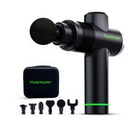 Pistolet de Massage Tunturi MG40 - Appareil de Massage avec Multi-Poignée - Inclus 6 embouts et valise - Extra puissant et silencieux - Incl. application gratuite