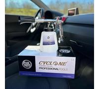Pistolet de Nettoyage Voiture Cyclone - Puissant et Réglable de 1000 à 8000 Tours/Min, Effet Tornade pour un Nettoyage Voiture Intérieur, Pistolet à Air Comprimé, Réservoir 1L (3000 Tours)