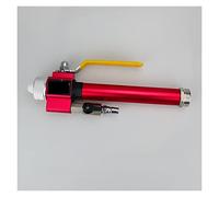 Pistolet de nettoyeur haute pression, Pistolet Pulvérisateur Pneumatique Mortier De Ciment Pistolet À Peinture Étanche Et Ignifuge Pulvérisateur Pneumatique À Peinture En Pierre Véritable(Rot,Straight