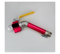 Pistolet de nettoyeur haute pression, Pistolet Pulvérisateur Pneumatique Mortier De Ciment Pistolet À Peinture Étanche Et Ignifuge Pulvérisateur Pneumatique À Peinture En Pierre Véritable(Rot,Curved g