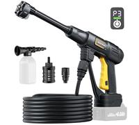 Pistolet de nettoyeur haute pression sans fil pour Makita 18 V, avec buse réglable 6 en 1, pour le lavage des vélos, des voitures, pour l'arrosage du jardin, le verre et le nettoyage des sols