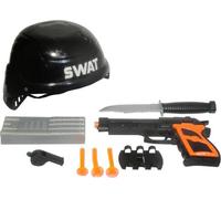 Pistolet de police + set de casque