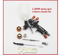 Pistolet de pulvérisation 1.2MM, Kit de buses 1.0MM, réservoir 400CC/250CC, pistolet de pulvérisation d'air avec tasse de mélange de peinture et adaptateur, Mini pistolet de pulvérisation de peinture