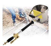 Pistolet de pulvérisation de mortier de Ciment, Pistolet à trémie de pulvérisateur de stuc 4 Pistolet de pulvérisation de béton de Ciment de plâtre de trémie de Jet pour la Peinture de Murs et de pla