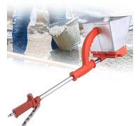 Pistolet de pulvérisation de stucco, pistolet de peinture murale, pistolet pneumatique pour mortier de ciment, pulvérisation et sablage à 4 trous, couverture de 99 %, uniforme à 360°, pour chantier