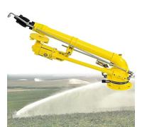 Pistolet de PULVERISATION d'irrigation pour ferme, avec plage de rotation de 0 à 360 °, buse Turbo avec manomètre pour l'irrigation de grandes surfaces, idéal pour l'irrigation de ferme et de jardin a