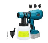 Pistolet De Pulvérisation Électrique Sans Fil, 1000ml, 200W, For Batterie Li-ion 18V Max, Pulvérisateur De Peinture Portable, Aérographe De Revêtement De Meubles Automobiles Facile à Utiliser