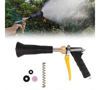 Pistolet de pulvérisation haute pression pour arrosage de jardin, brume | Buse de pulvérisation haute pression pour tuyau d'arrosage en plastique/métal réglable pour arrosage/nettoyage (alliage de