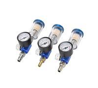 Pistolet de pulvérisation, régulateur d'air, manomètre, séparateur d'huile et d'eau en ligne, filtre séparateur, adaptateur, pistolet de pulvérisation, outils à Air(AF-02 w US Kit)
