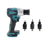 Pistolet de rivetage électrique, Kit de Machine à écrous à rivets sans balais avec têtes de riveteuse, ensemble de riveteuse électrique automatique puissant, outil de rivetage(Set C M5 M6 M8)