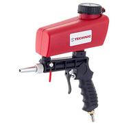 Pistolet de sablage pneumatique manuel, air comprimé, entonnoir, vanne d'arrêt, maniable, pour les bords ouverts, les coins, les points de rouille
