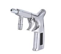 Pistolet de Sablage, Portable 60-120PSI Handheld Air Sand Gun Blaster Grit Shot Sandblaster Pistolet Pulvérisateur en Fonte D'aluminium Machine de Sablage avec 4 Buses pour Graver la Surface Métalli