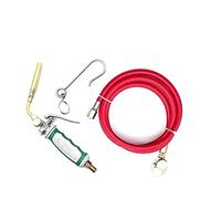 Pistolet de soudage haute température avec tuyau de 1,6 m et crochet pour cylindre de propane - Chalumeau d'entretien - Torche de soudage au gaz (type B)