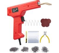 Pistolet de soudage plastique 100W - Appareil de soudage plastique avec 800 agrafes - Outil professionnel pour le bricolage et l'utilisation commerciale