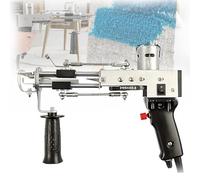 Pistolet de tufting électrique 2-en-1 pour cutter et boucle, outil réglable de vitesse réglable, kit de bricolage