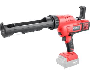 Pistolet d'extrusion EXTOL PREMIUM, plateau de batterie SHARE20V, batterie Li-ion 20 V, sans batterie ni chargeur 8891865