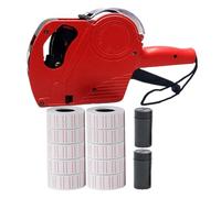 Pistolet d'impression d'étiquettes commercial - Applicateur d'étiquettes de prix, étiqueteuse ergonomique de code à prix rapide | Outil pratique avec poignée confortable pour les commerçants, les