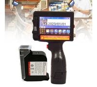 Pistolet d'imprimante à jet d'encre portable, mise à niveau de l'imprimante à jet d'encre portable pour texte, code QR, code-barres, date de production, heure, logo, numéro de lot, impression