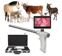 Pistolet D'Insémination Artificielle Pistolet d’insémination Artificielle bovin pour bovin Vache Outil de Ferme vétérinaire Professionnel visuel, Chauffage, Massage par Vibration, écran rota