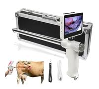 Pistolet d'insémination artificielle portable avec caméra, chauffage à température constante, endoscope vétérinaire, outil de pour vache, chevaux, ferme ranch