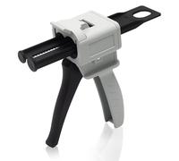 Pistolet Distributeur Époxy 50 ml, AB Pistolett à Colle Poignée Applicateur pour Mélange Colles, Ratio 1:1/1:2, Buse Mélangeuse Statique
