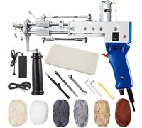 Pistolet électrique pour tapis tufté, fonctionnalité 2 en 1, coupe et tissage de tapis en boucle, kit comme illustré, prise 220V EU