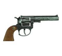 Pistolet En Métal Et Plastique - Vip Antik - 8 Coups : 19 Cm