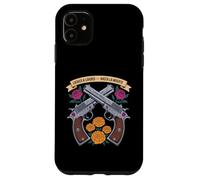Pistolet Floral Amusant - Dia de Los Muertos - Hasta La Muerte Coque pour iPhone 11