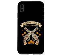 Pistolet Floral Amusant - Pistolet Hasta La Muerte Calavera Coque pour iPhone XS Max