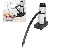 Pistolet Fumoir Smoking Gun Appareil en Acier Inoxydable avec Infuseur à Fumée de Bois pour Viandes Poissons Légumes Soupes Sauces Desserts