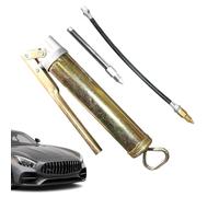 Pistolet graisseur à levier - Applicateur de graisse haute pression, outil plaqué zinc 200 ml 400 ml | Pistolet de graissage d'entretien automobile avec tuyau flexible et buse pour la lubrification de
