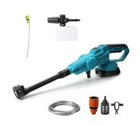 Pistolet Haute Pression sans Fil pour Batterie Makita 18 V, Max 200 Bar Nettoyeur Haute Pression Portable avec 15000mAh Batterie, buse 6-en-1, 5m Tuyau pour Voitures Maison Jardin (15000mAh Batterie)