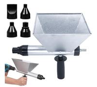 Pistolet Joint Électrique Portable avec 4 Embouts, Pistolet Ciment Électrique en Acier Inoxydable, Sans Perceuse Électrique, Jointoyeuse pour le Jointoiement de Mortier de Murs en Pierre et de Sols