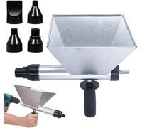 Pistolet Joint Électrique Portable avec 4 Embouts, Pistolet Ciment Électrique en Acier Inoxydable, Sans Perceuse Électrique, Jointoyeuse pour le Jointoiement de Mortier de Murs en Pierre et de Sols