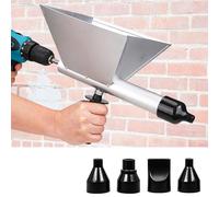 Pistolet Joint Électrique Portable avec 4 Embouts, Pistolet Ciment Électrique, Sans Perceuse Électrique, Jointoyeuse pour le Jointoiement de Mortier de Murs en Pierre et de Sols