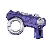 Pistolet jouet en métal EDC en alliage de titane, bout des doigts, jouet mécanique avec cartes d'impression Jouet en métal tendance qui soulage la pression (violet)
