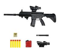 Pistolet Jouet M416 Gel Blaster Bille Gun Bombe à Eau Balle Souple Double Mode Tir à Longue Distance loupe réglable Fusil De Sniper Convient aux Jeux de Plein air pour Les Enfants de Plus de 6 Ans