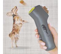 Pistolet lanceur de friandises pour chat et chien, lanceur de nourriture pour chat et chien, catapulte, distributeur de balles amusant pour chat, chiot et chaton, mangeoire d'entraînement pour parc