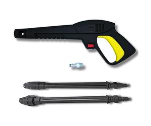 Pistolet Lavor S'09 avec lance variable et rotative, adaptateur 1/4" inclus, compatible nettoyeurs haute pression