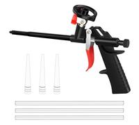 Pistolet Mousse Expansive, Pu Pistolet Mousse Polyurethane Professionnel, Pistolet à Mousse D'éTanchéIté Avec 6 Tuyaux, Pistolet de Distribution de Mousse pour Calfeutrage, EtanchéIté, Remplissage