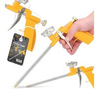 Pistolet Mousse Expansive PU Polyurethane Construction Montage Dosage Outil Bricoleur Professionnel Efficace Durable Métal Pour Isolation Assemblage
