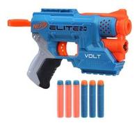 Pistolet Nerf Elite 2.0 Volt SD-1 - Avec Faisceau Lumineux, Rangement pour 2 Fléchettes, 2 Rails Tactiques et 6 Fléchettes Incluses G