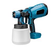 Pistolet Peinture carrosserie Pistolet pulvérisateur électrique sans Fil 1000 ML, pulvérisateur de Peinture, revêtement en Acier pour Meubles Automobiles, aérographe(1 Small Battery Blue)