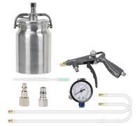 Pistolet Pot sous Pression avec Réservoir de 1000ml, Entrée d'air 1/4", Pistolet de Pulvérisation pour Protection Caoutchoutée du Dessous de Caisse, Protection Antirouille, Peinture Automobile