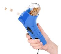 Pistolet pour animaux de compagnie, appareil manuel lanceur de friandises pour chats et chiens, distributeur de nourriture pour chien jouet interactif pour chiens et chats, récompense et entraînement